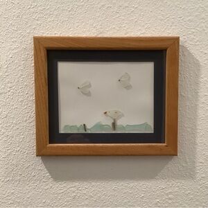 Driftwood Art, Sea Glass Art , Driftwood & Sea Glass Wall Art, Coastal Art